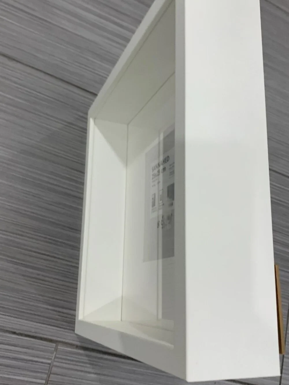 IKEA Sannahed Shadow Box Frame White 9.75x9.75 Square 3D Picture Display New